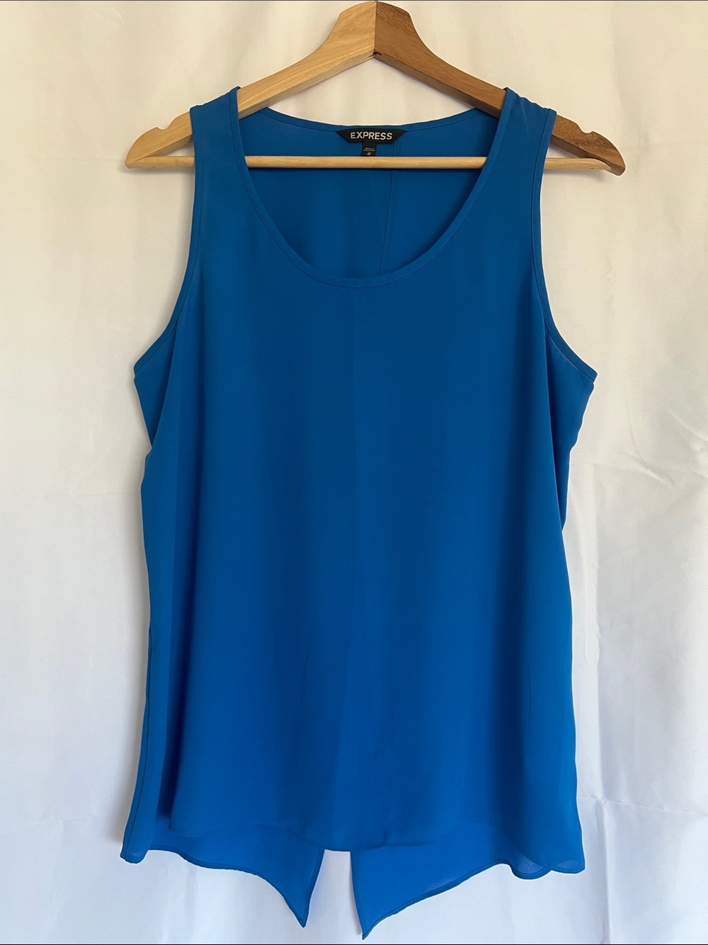 Express Women's Bright Blue Sleeveless Tank